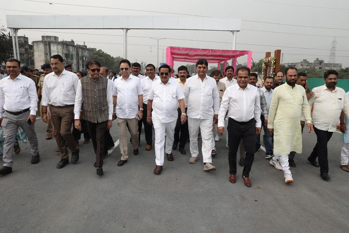 Image for 'રૂ. ૩૪ કરોડના ખર્ચે ભીમરાડ-ડીંડોલીને જોડતા નવનિર્મિત ફ્લાયઓવર બ્રિજનું કેન્દ્રીય જળશક્તિ મંત્રી સી.આર. પાટીલના હસ્તે લોકાર્પણ'